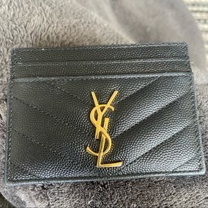 YSL MONOGRAM CARD CASE